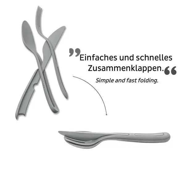 silwy campingtisch TRICKY 3-in-1 Magnetic Cutlery Set, SILWY