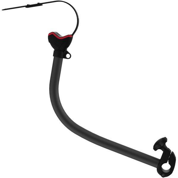 Fiamma Bike Block Pro S Deep Black in gebogener Ausführung für Fahrradträger, passend für runde und ovale Rahmen von 25–100 mm Durchmesser. Robuste Halterung für E-Bikes und Fahrradzubehör im Bereich Carry Bike.