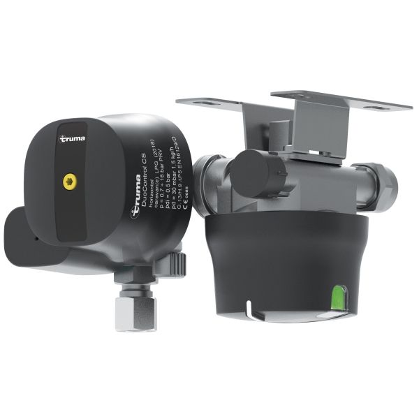 Truma DuoControl CS Gasdruckregler mit Crashsensor für den Zweiflaschen-Betrieb
