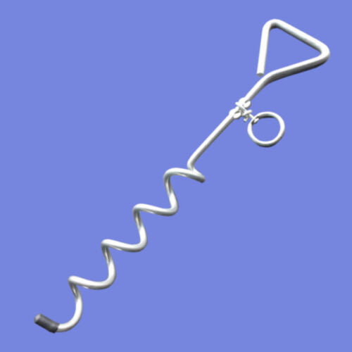 Spiralhering 41 cm für Zelt & Hundeleine – Campingprofi