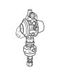 GOK Sicherheitsgasdruckreglersystem Caramatic DriveOne, horizontal, 30 mbar