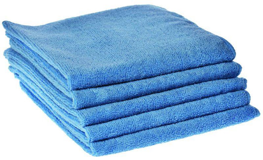 Yachticon Microfiber polishing and cleaning cloths, pack of 5