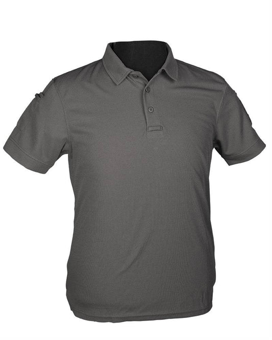 Mil-Tec TACTICAL QUICK DRY POLOSHIRT 1/2 ARM URBAN GREY