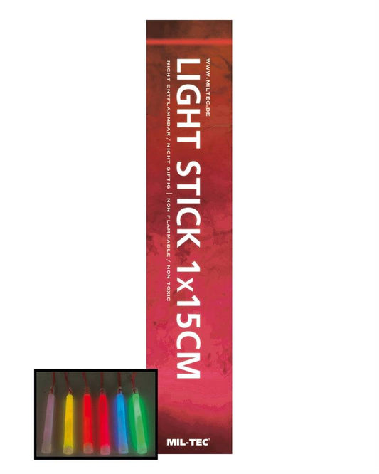 Mil-Tec LEUCHTSTAB 1X15 CM ROT - lieferbar ab Juni