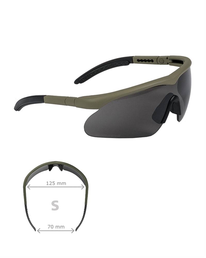SWISS EYE® RAPTOR OLIVE SAFETY GOGGLES SCHUTZBRILLE (S)