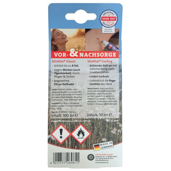 Ballistol Stichfrei Insektenschutz- und Stichlinderungsset