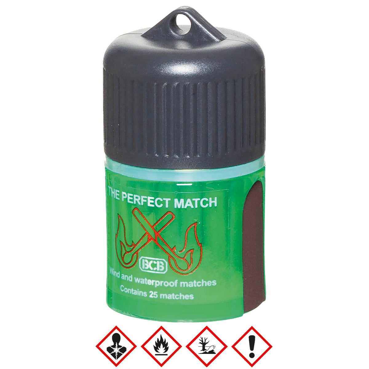 BCB Sturm-Streichhölzer wind- & wasserfest | 25 St. mit Box