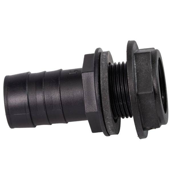 Lilie Screw-in Fitting ¾" Straight Black