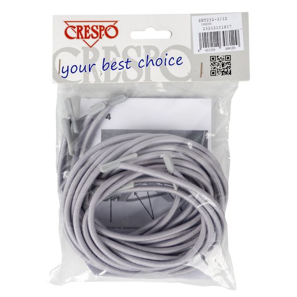 Crespo Verstellbarer Sessel mit Gummispanner, grau