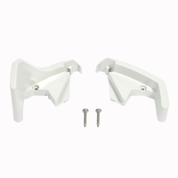 Thule Frontplatten-Endkappen, links und rechts, für TO 6200, weiß