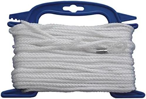 Zeltleine auf Haspel * 20 Meter lang * Durchmesser 4mm *