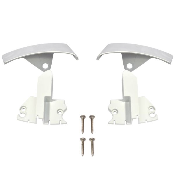 Thule Frontplatten-Endkappen, links und rechts, passend für TO 5003, weiß