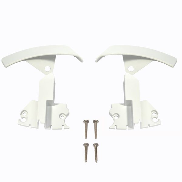 Thule Frontplatten-Endkappen, links und rechts, passend für TO 5003, weiß
