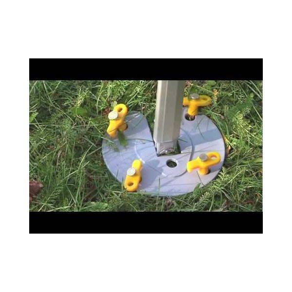 Fiamma Stützfußhalterung Kit Awning Plate, 2er-Set