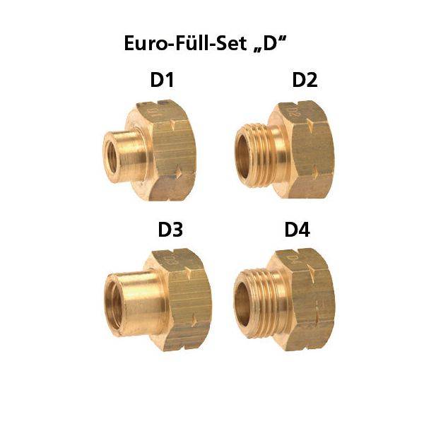 GOK Gas cylinder adapter Euro filling set D