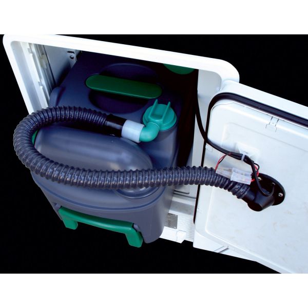 SOG Elektrische WC-Lüftung für C500, Türversion, dunkelgrau