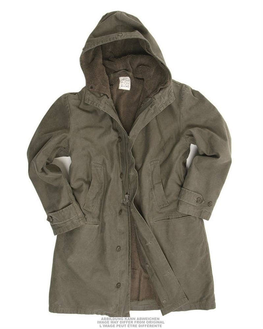 Mil-Tec BW PARKA LANG M.FUTTER OLIV GEBR