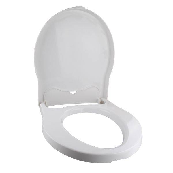 Thetford Toilettensitz mit Deckel, granitgrau