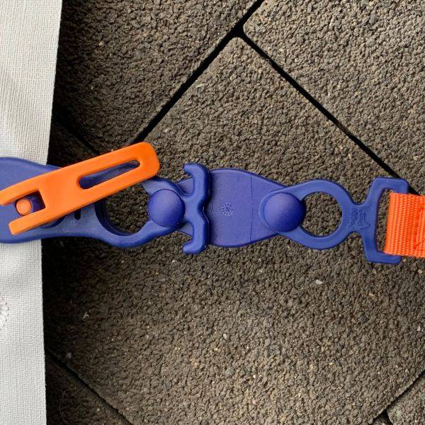 Awning tape connection PP U-Connector, set of 4