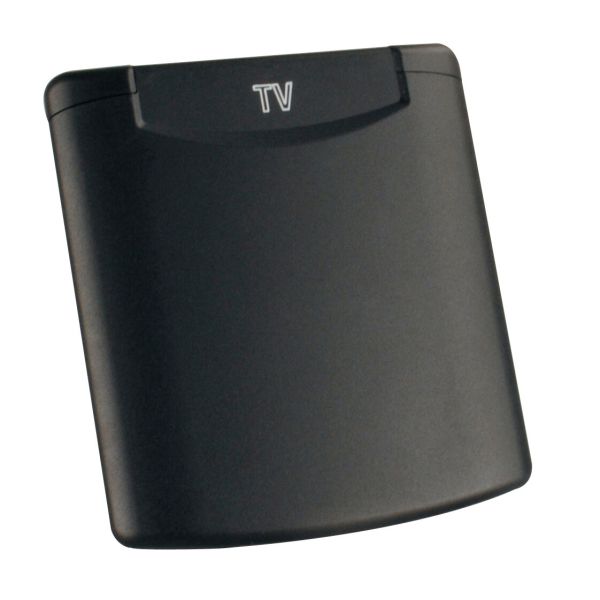 Universelle Vorzeltsteckdose FAWO mit Magnetverschluss 12/230V Schwarz, ABL - Der Campingprofi
