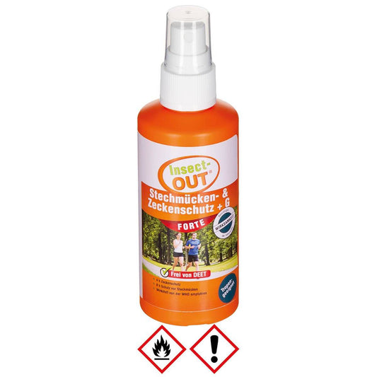 Stechmücken-Zeckenschutz +G Spray, 100 ml, Insect-Out - Der Campingprofi
