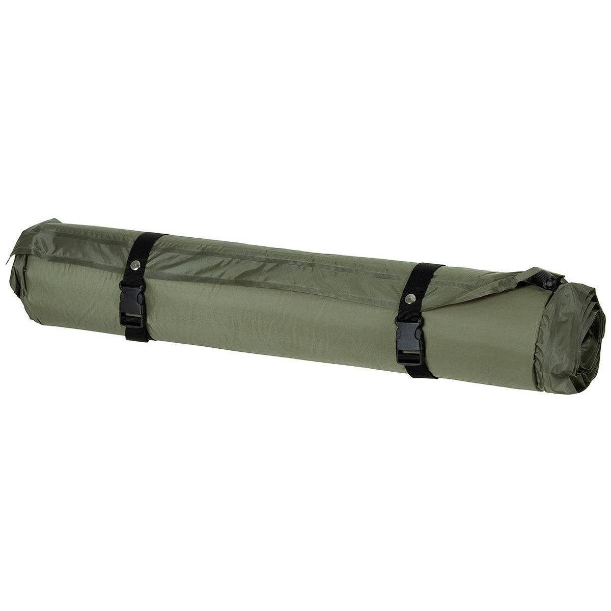Selbstaufblasbar camping thermomatte - oliv, MFH - Der Campingprofi