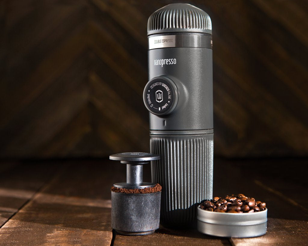 Die kleine tragbare Espressomaschine, Wacaco Nanopresso - Der Campingprofi