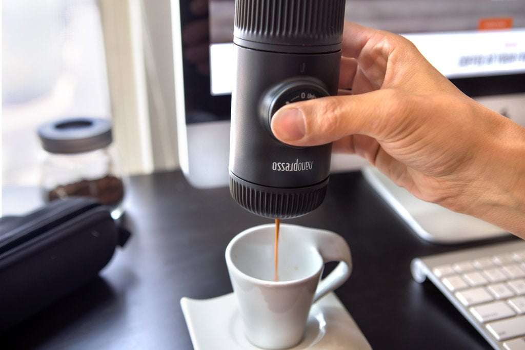 Die kleine tragbare Espressomaschine, Wacaco Nanopresso - Der Campingprofi