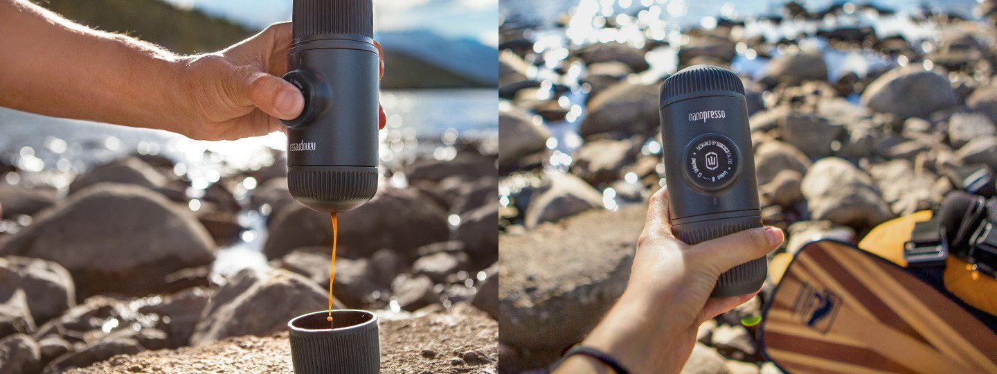 Die kleine tragbare Espressomaschine, Wacaco Nanopresso - Der Campingprofi