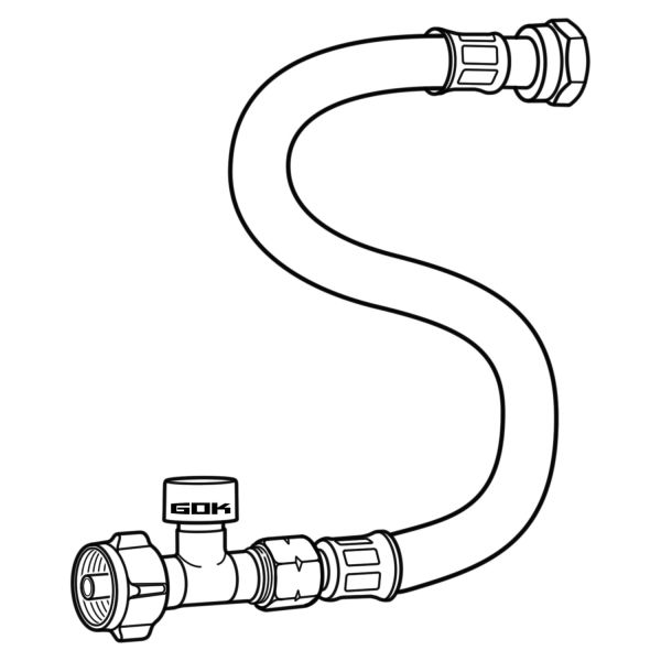 GOK Hochdruckschlauchleitung Caramatic ConnectDrive X.7 (Gehäuse), 450 mm