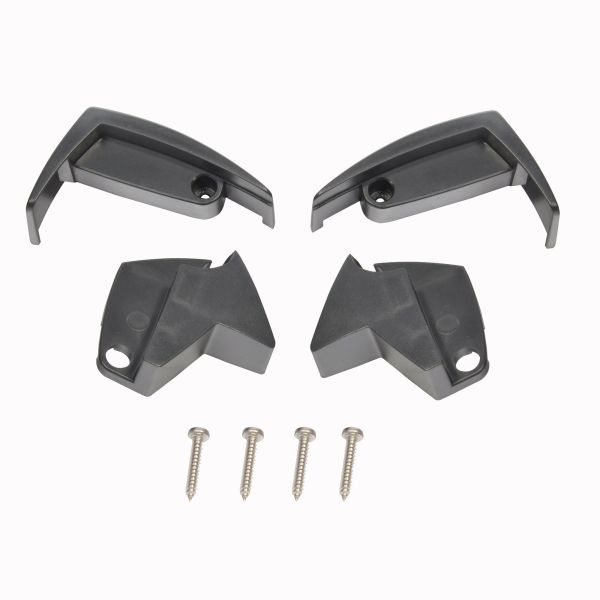 Thule Frontplatten-Endkappen, links und rechts, passend für TO 5102, grau