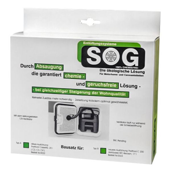 SOG Elektrische Toilettenlüftung für C2, C3 und C4, Türversion