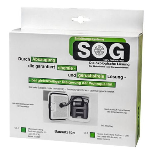 SOG Elektrische Toilettenlüftung für C2, C3 und C4, Türversion