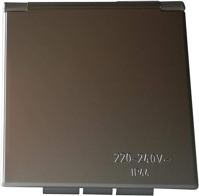 Einbausteckdose CEE 230V silber, HABA - Der Campingprofi