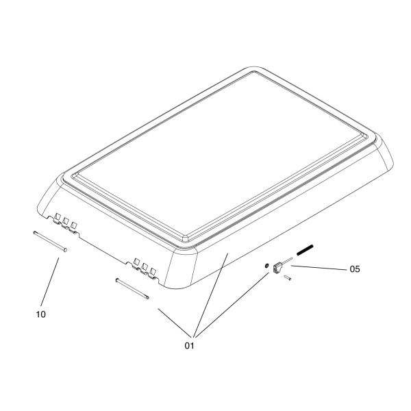 Dometic Kompletter Glasrahmen