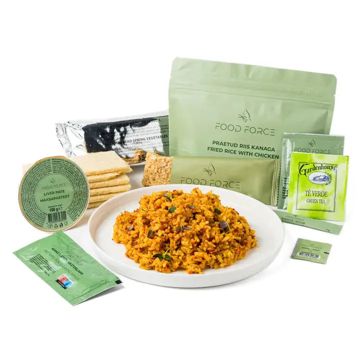 Food Force Gebratener Reis mit Hähnchen | Trekkingnahrung