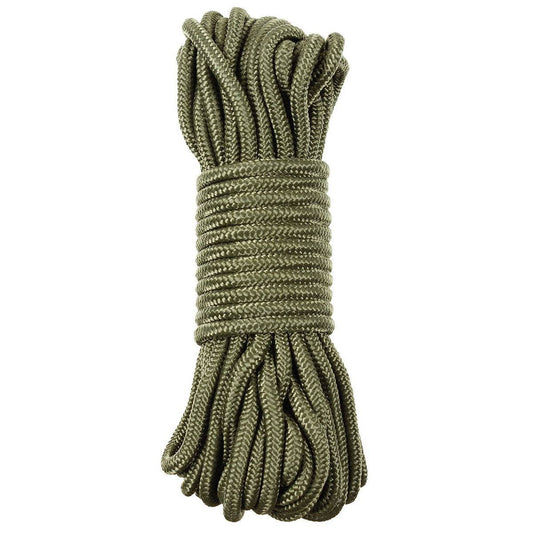 Seil 15 m, von 5 bis 9 mm, Oliv, Schwarz, Beige, Anthrazit - Der Campingprofi