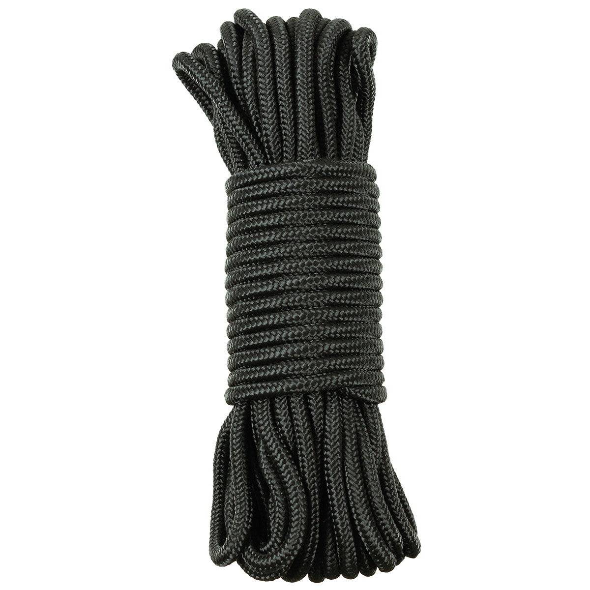 Seil 15 m, von 5 bis 9 mm, Oliv, Schwarz, Beige, Anthrazit - Der Campingprofi