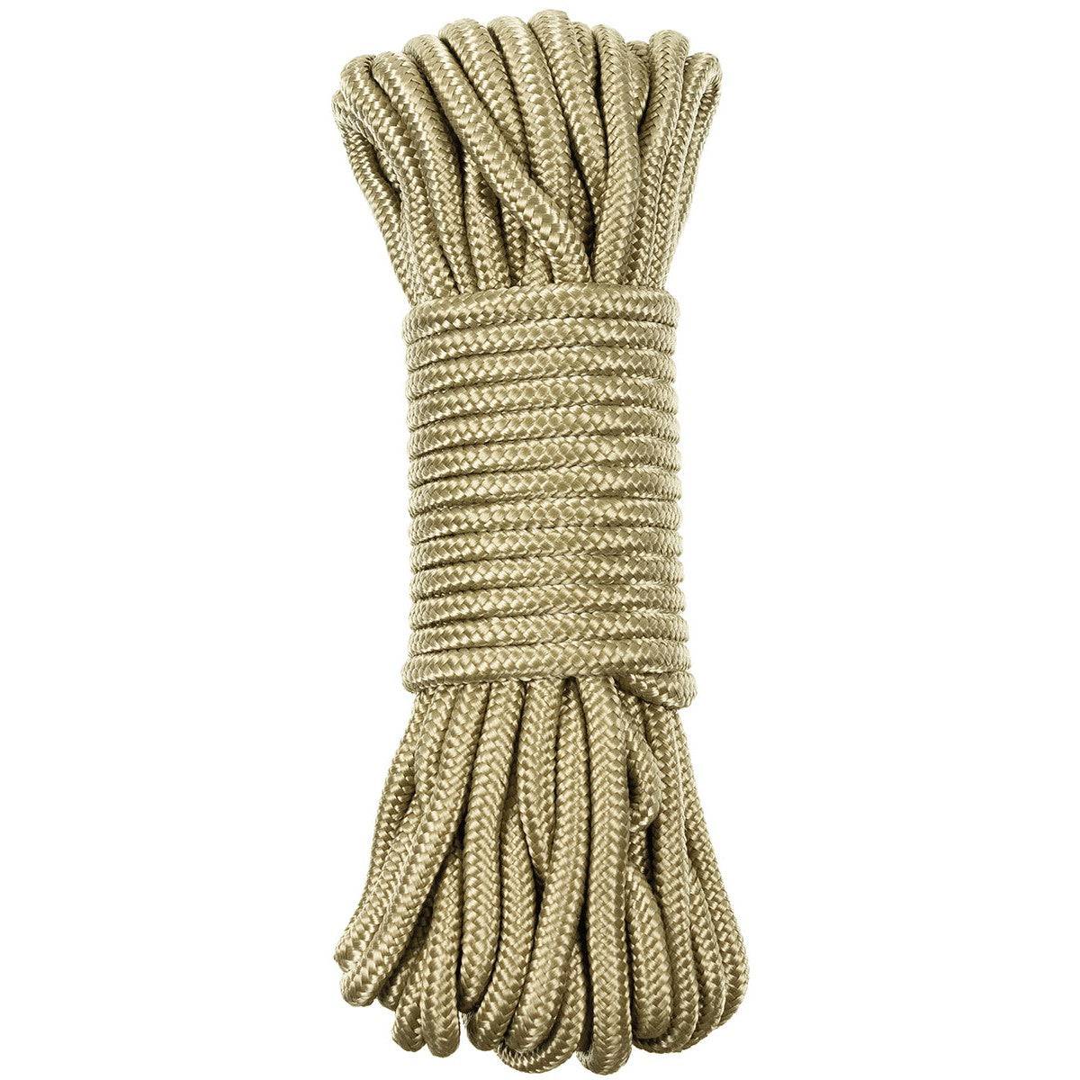 Seil 15 m, von 5 bis 9 mm, Oliv, Schwarz, Beige, Anthrazit - Der Campingprofi