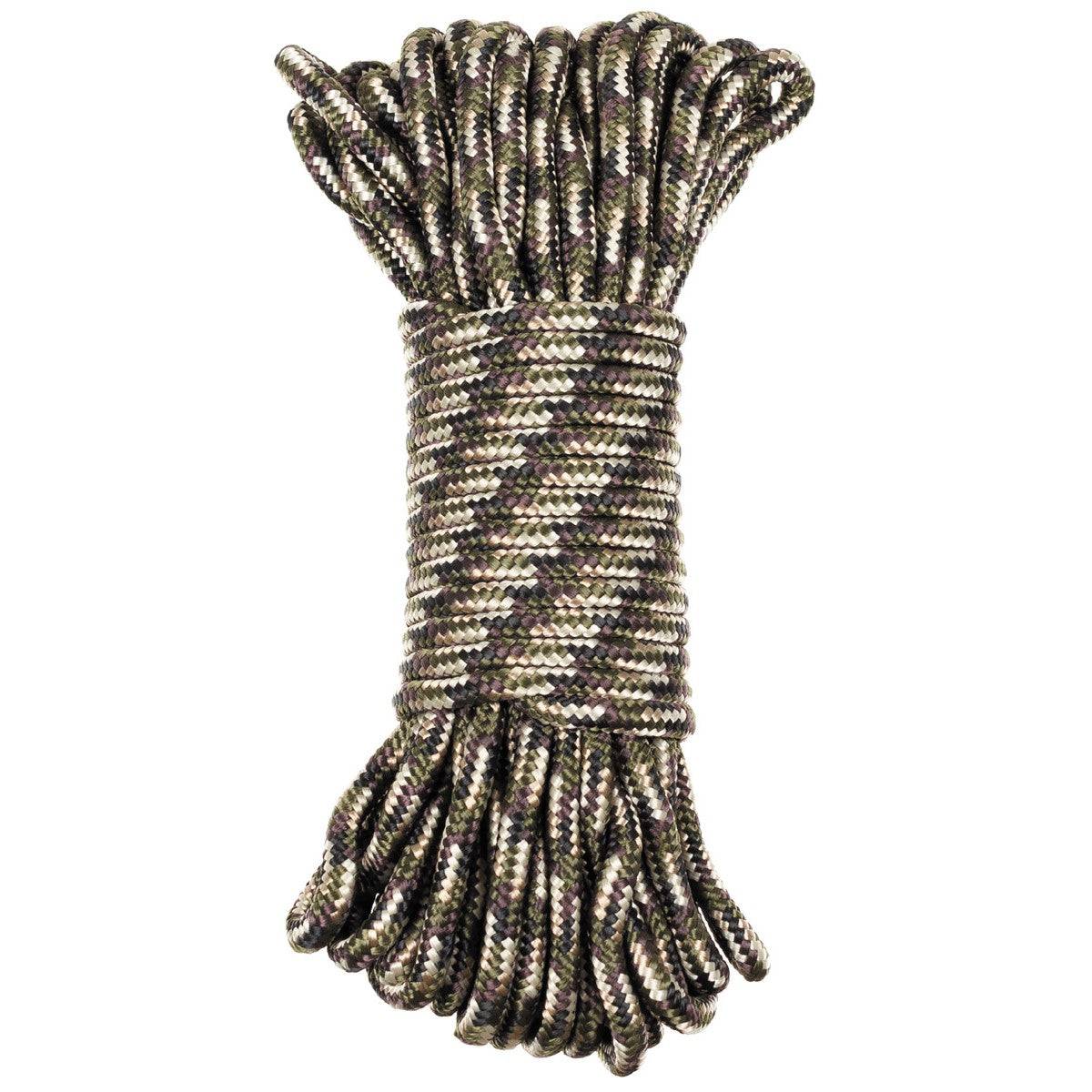 Seil 15 m, von 5 bis 9 mm, Oliv, Schwarz, Beige, Anthrazit - Der Campingprofi