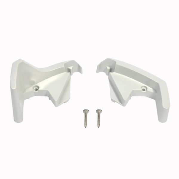 Thule Frontplatten-Endkappen, links und rechts, für TO 6200, weiß
