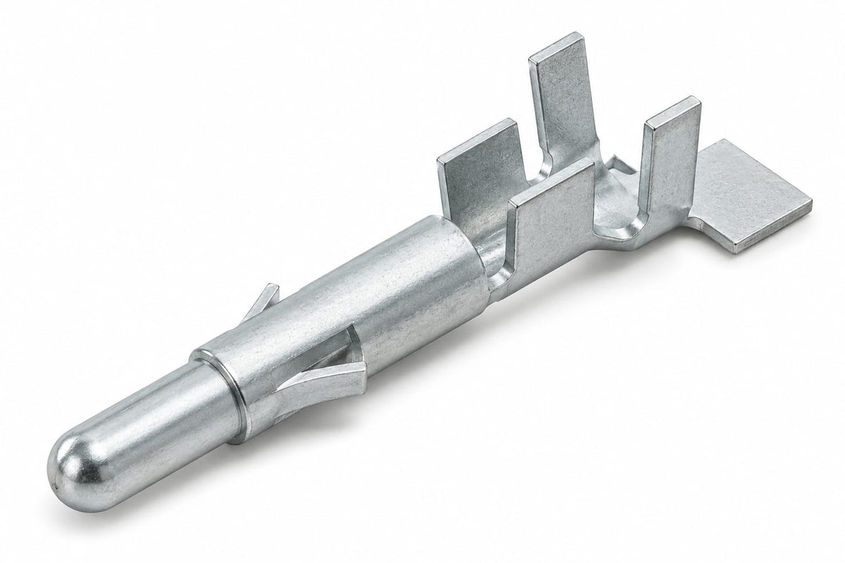 TE Connectivity Stiftkontakt, 0,5-2,1 mm², AWG 20-14, Crimpanschluss, verzinnt