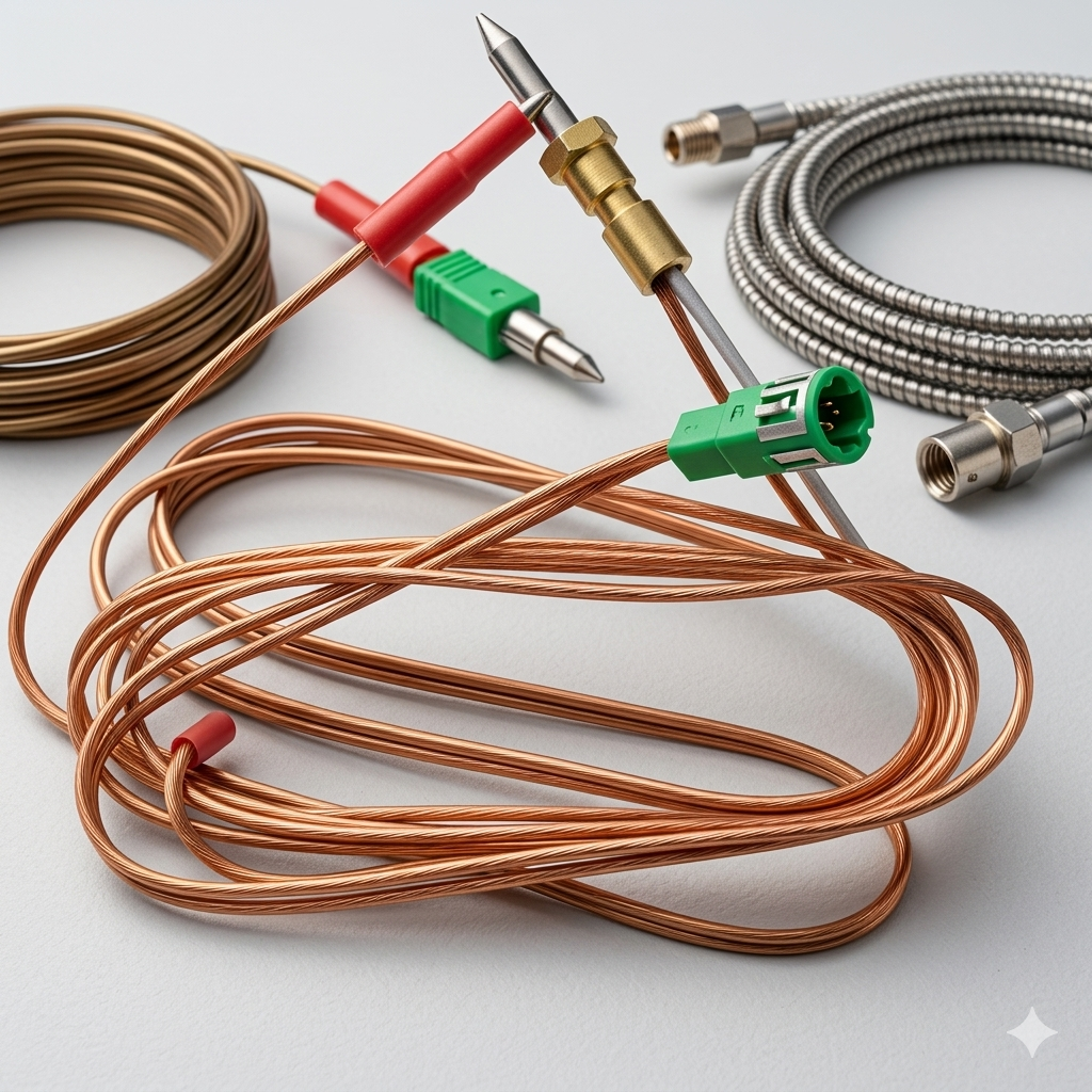 Thetford Spares Kit - Hob Thermocouple, SOM Co-Axial, 520/650/820mm