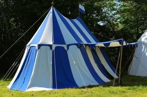 Hartholz Zelthering 30, 40 cm, Beige, Blue, Oliv, Campking - Der Campingprofi