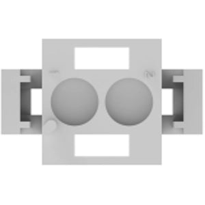 TE Connectivity Steckergehäuse, 2-polig, RM 6.35 mm, gerade, natur