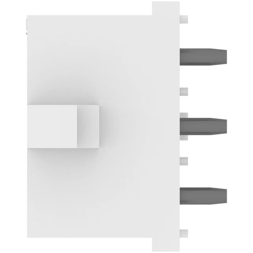 TE Connectivity Steckergehäuse, 2-polig, RM 6.35 mm, gerade, natur
